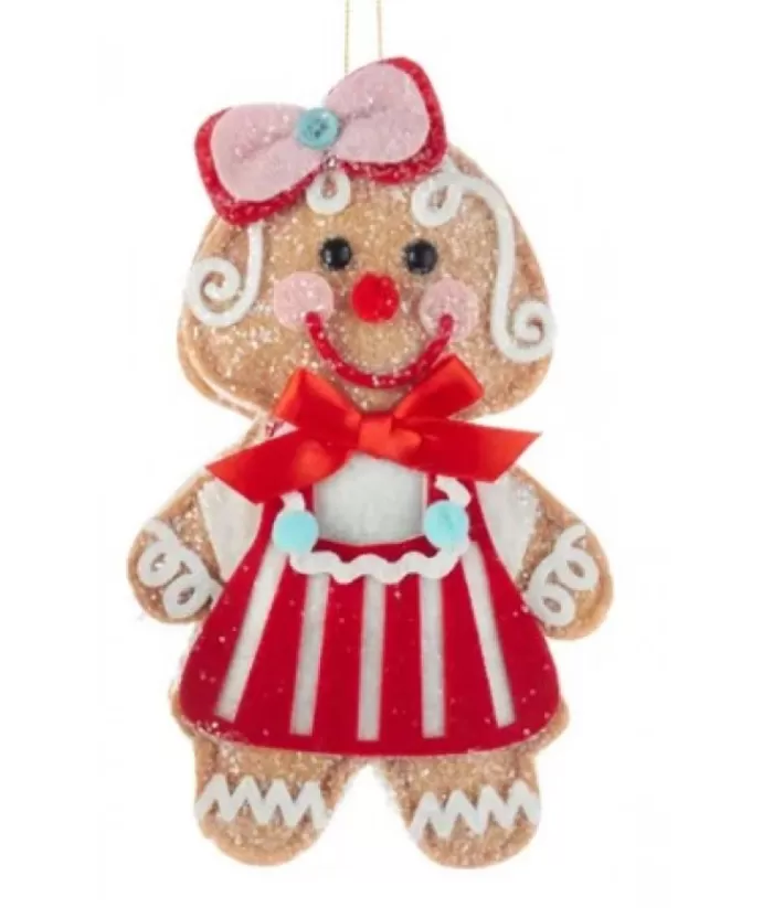 Boutique de Noël Ginger Bread & Candy Shoppe*Fabric Gingerbread Girl 7.5"