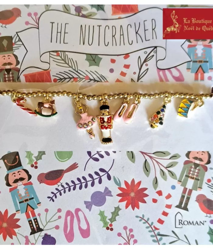 Hot Festive Jewellery, The Nutcracker, Charm Bracelet Seasons Of Elegance