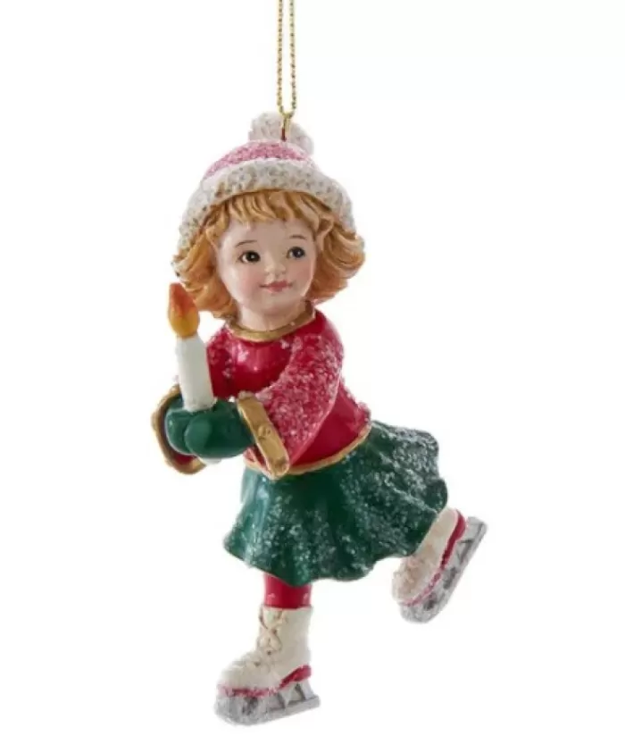 Cheap German Ice Skating Girl With Blond Hair, Ornament Sports