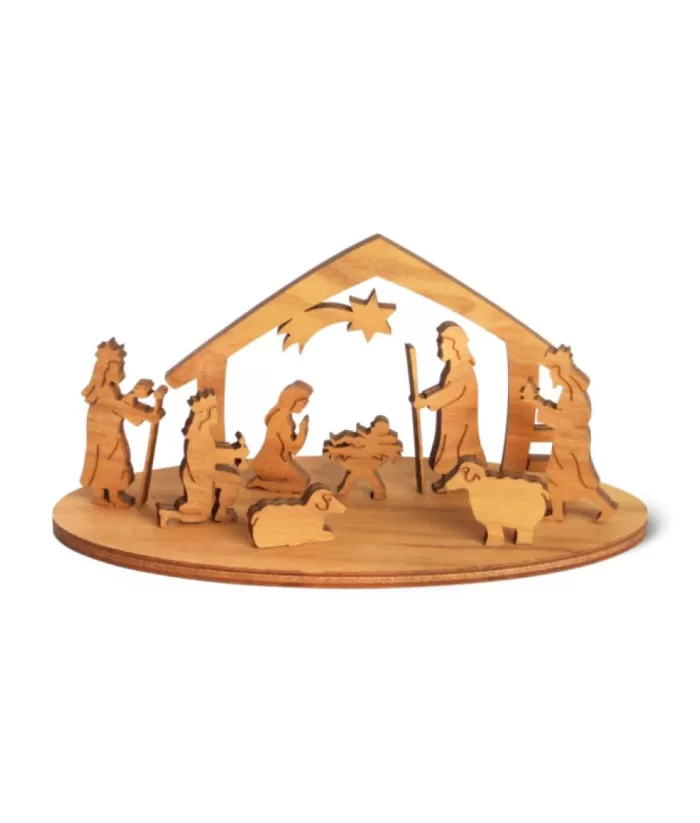 Boutique de Noël Religion*German Tradition Ornament, Nativity Scene