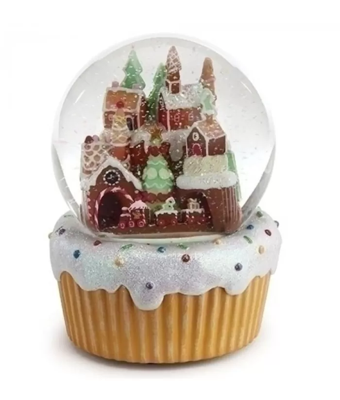 Boutique de Noël Snow Globes*Gingerbread Castle Waterdome