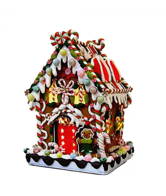 Fashion Gingerbread House 8" Led Miscellaneous