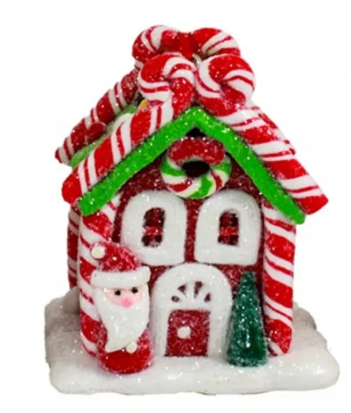 Boutique de Noël Ginger Bread Houses*Gingerbread House Ornament Led