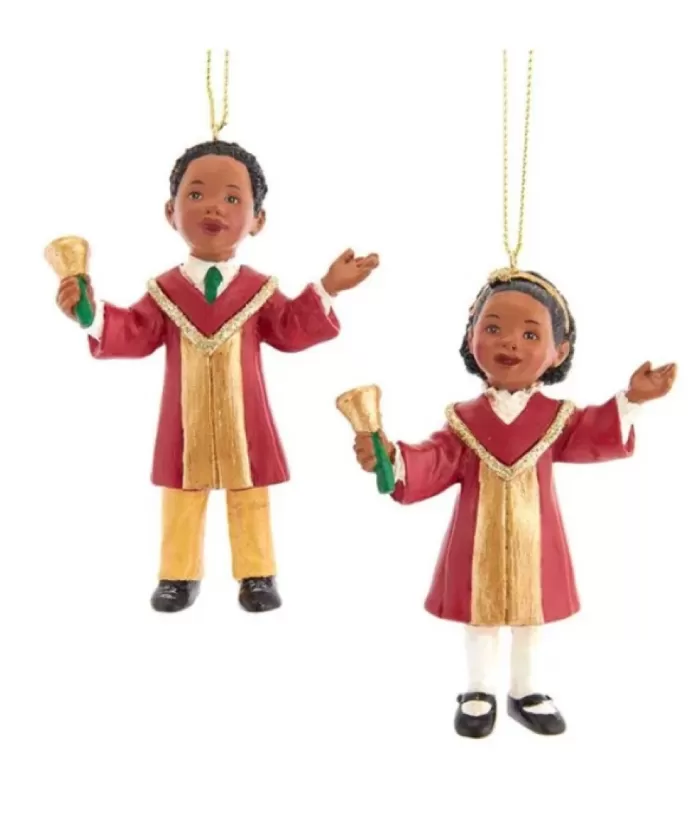 Boutique de Noël African American*Girl Bell Ringer, Ornament