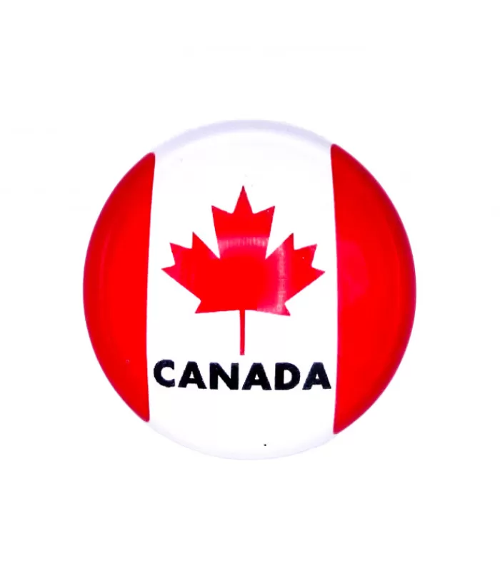 New Glass Canada Flag Magnet Magnets