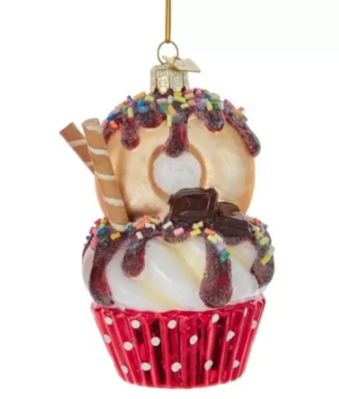 Boutique de Noël Mom'S Kitchen & Bakery*Glass Cupcake Ornament