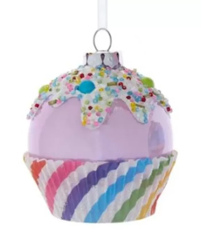 Boutique de Noël Miscellaneous*Glass Cupcake Ornament