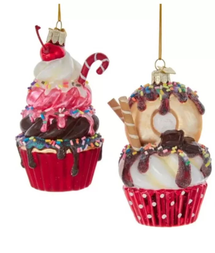 Boutique de Noël Mom'S Kitchen & Bakery*Glass Cupcake Ornament