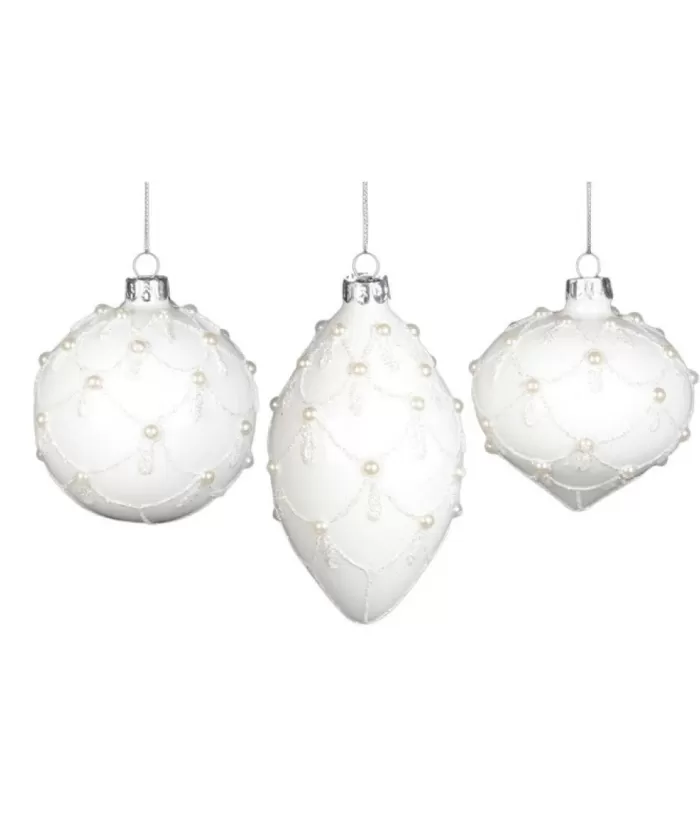 Boutique de Noël Winter Wonderland*Glass Finial Ornament