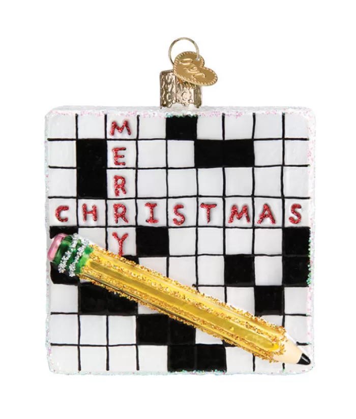 Store Glass Ornament, Crossword Puzzle Hobbies & Professions