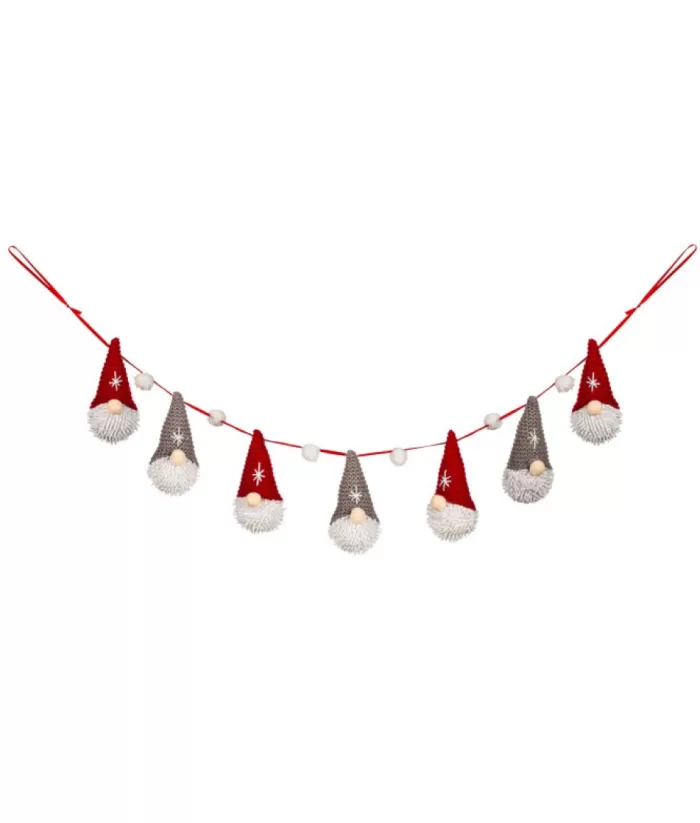 Boutique de Noël Enchanted Forest*Gnome Plush Garland