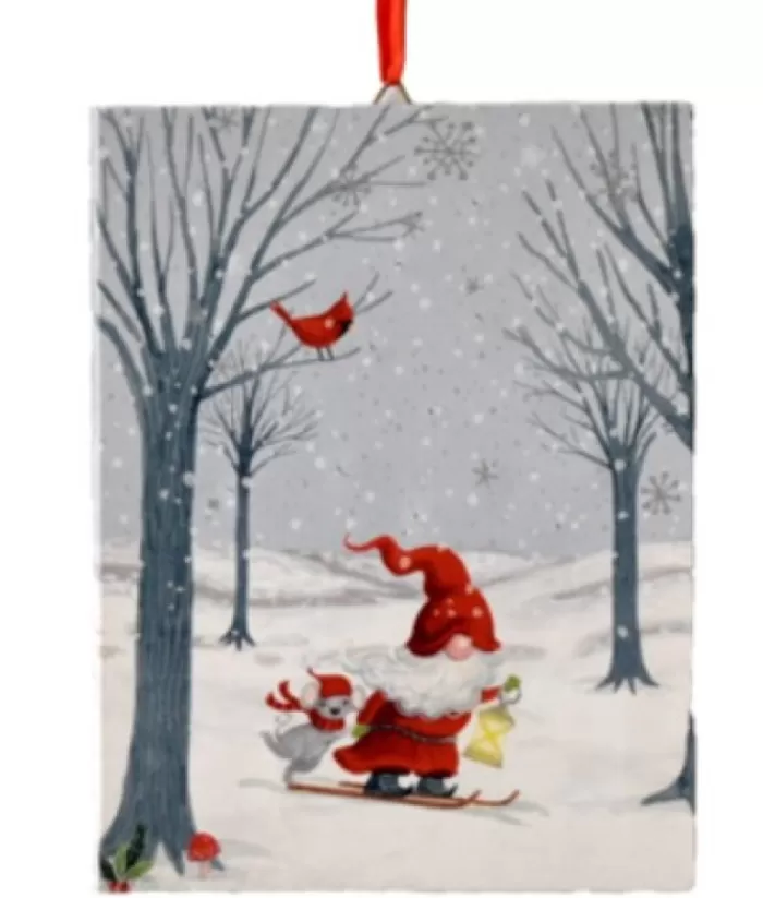 Boutique de Noël Canvas & Winter Scene*Gnome Scene, Wall Decor, Led