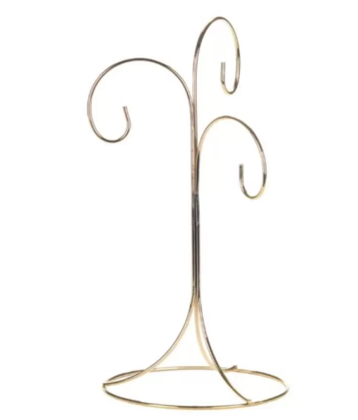 Boutique de Noël Miscellaneous*Gold Triple Ornament Stand