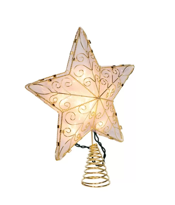 Boutique de Noël Stars & Tree Toppers*Golden Star Tree Top