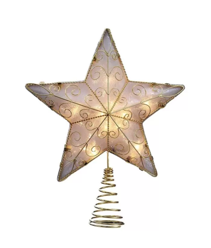 Boutique de Noël Stars & Tree Toppers*Golden Star Tree Top