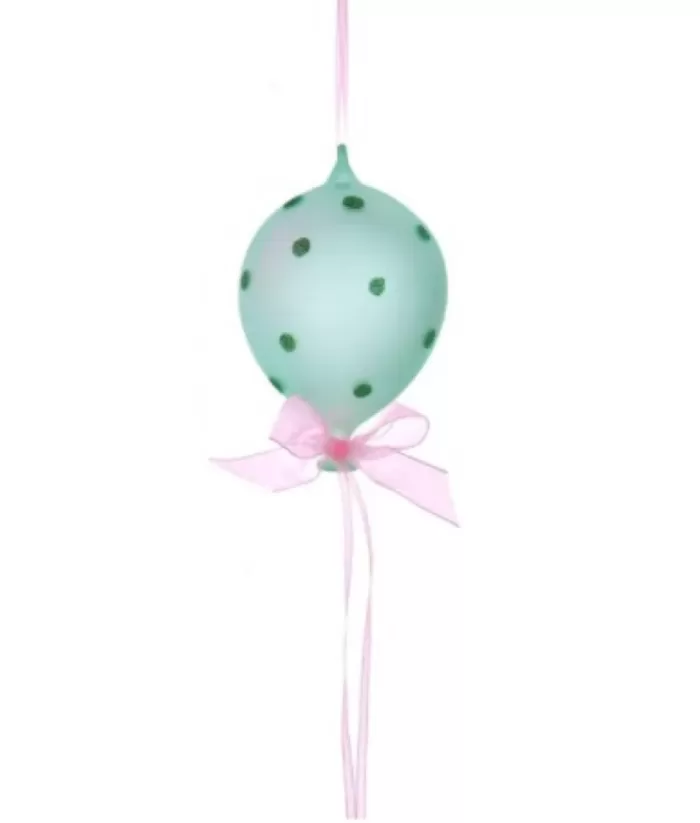 Boutique de Noël Santa'S Workshop*Green Glass Balloon Ornament