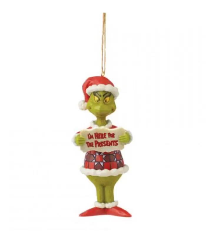 Boutique de Noël Movies And Series*Grinch Here For The Presents Ornament