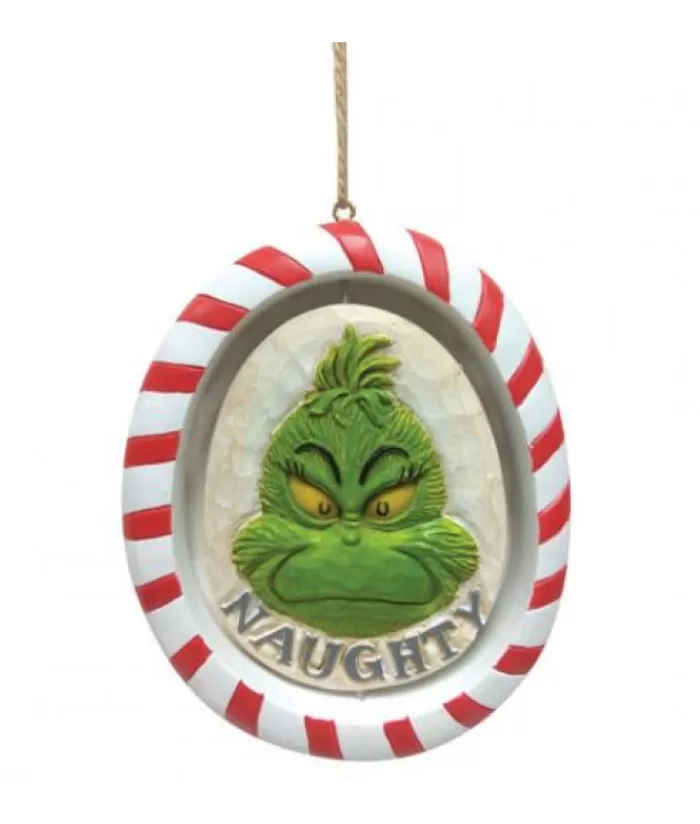 Clearance Grinch Naughty Or Nice Ornament Miscellaneous