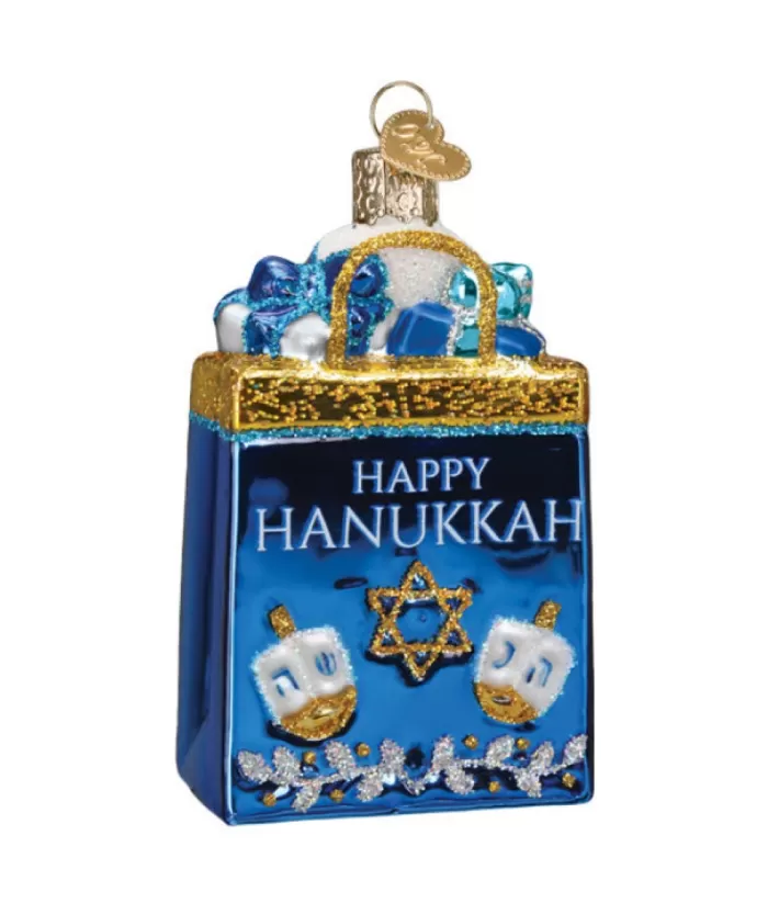 Boutique de Noël Religion*Happy Hanukkah Glass Ornament