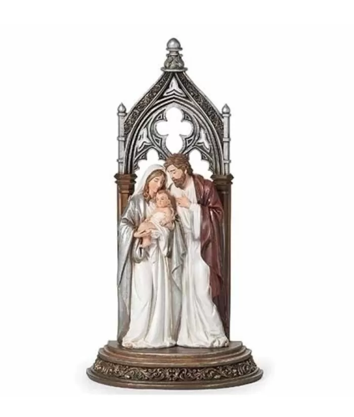 Boutique de Noël Religion*Holy Family Figurine In Arch, 11.5" Tall