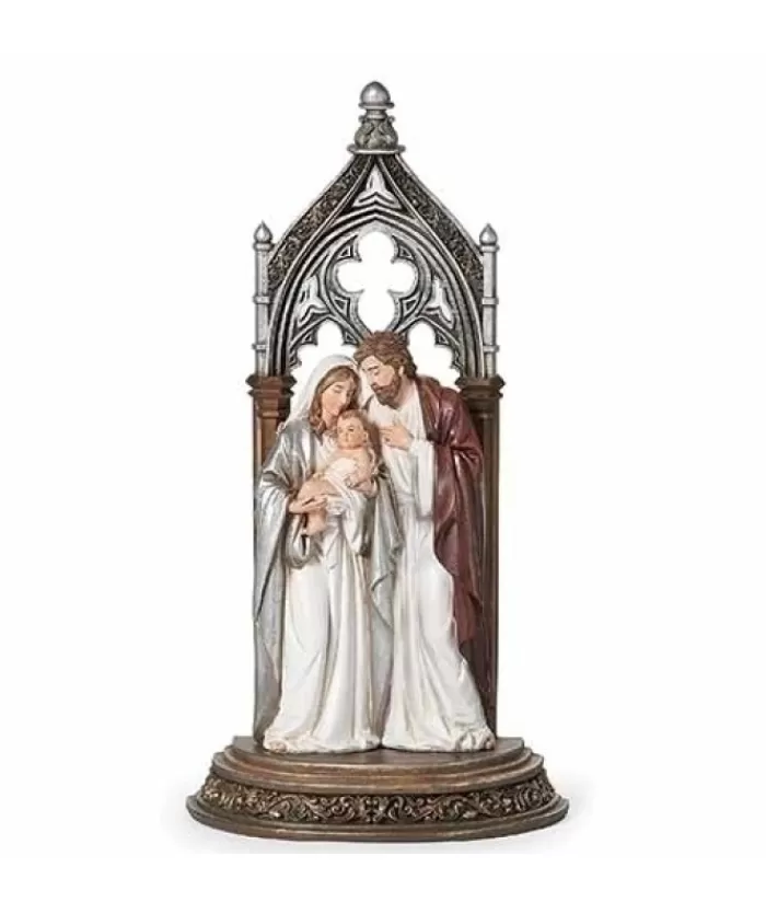 Best Holy Family Figurine In Arch, 11.5" Tall Miscellaneous