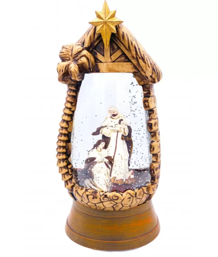 Boutique de Noël Lanterns*Holy Family Swirl Lantern