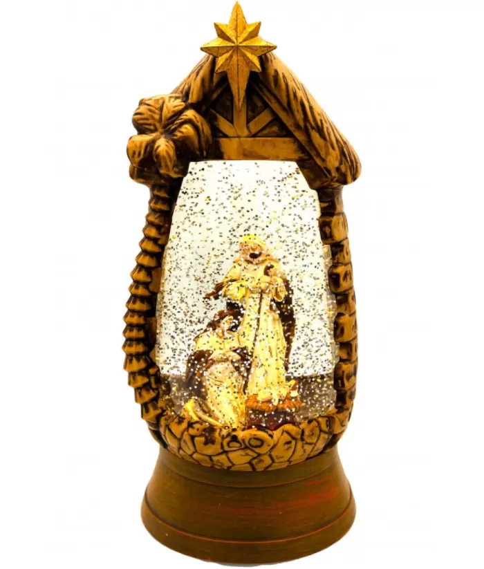 Boutique de Noël Lanterns*Holy Family Swirl Lantern