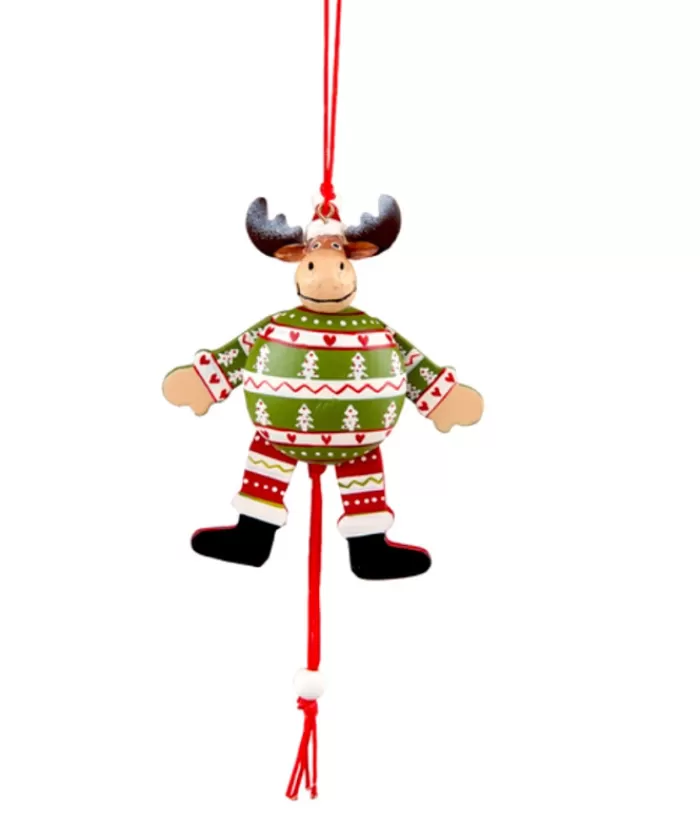 Store Jumping Jack Moose, 5" Ornament Sports