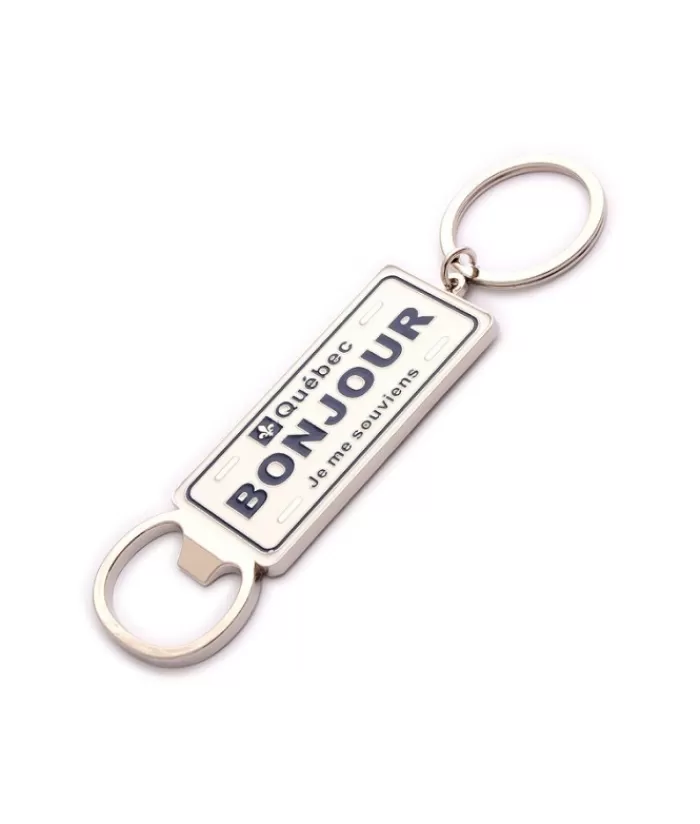 Fashion Keychain Bottle Opener ''Je Me Souviens'' Keychains