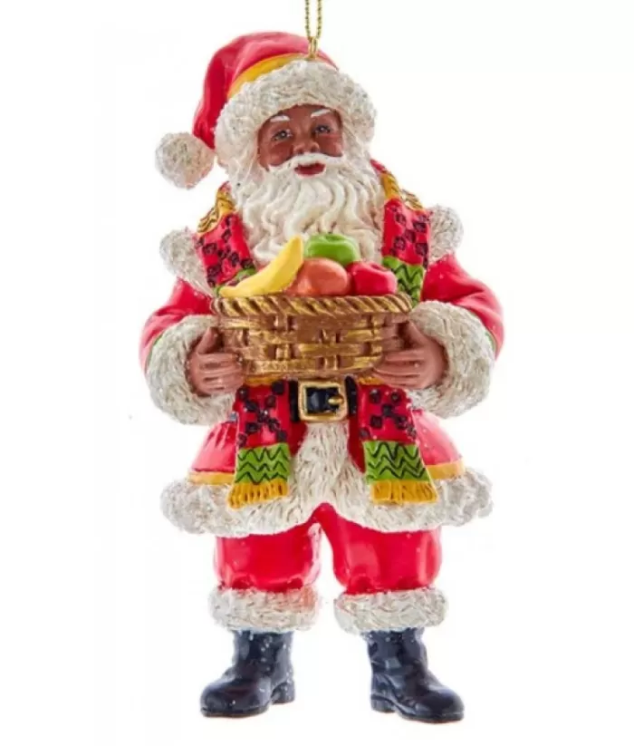 Boutique de Noël African American*Kwanzaa Santa Ornament