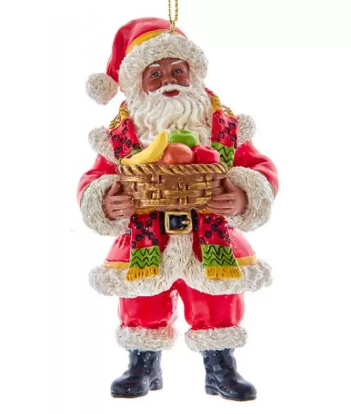 Online Kwanzaa Santa Ornament Angels & Santas