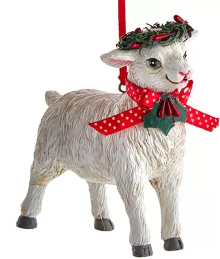 Boutique de Noël Farm House & Western*Lamb Ornament