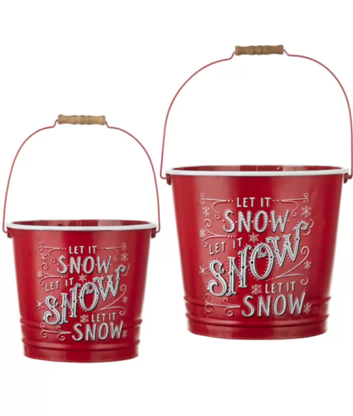 Best Sale Let It Snow, Let It Snow... (2 Piece Full Size Buckets) Miscellaneous