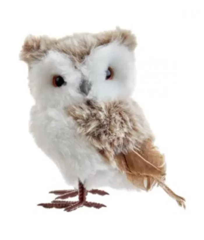 Cheap Light Brown Owl Ornament Animals