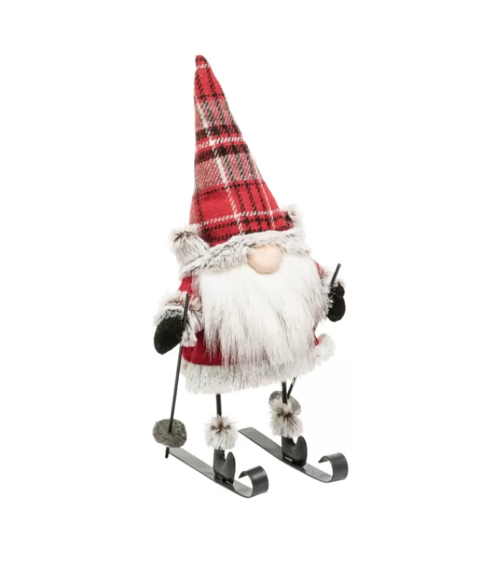 Best Sale Lumberjack Gnome On Skis, Bouncing Winter Pleasures