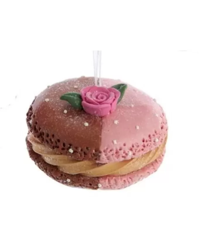 Boutique de Noël Mom'S Kitchen & Bakery*Macaroon With Flower Ornament