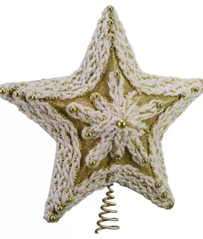 Boutique de Noël Rustic*Macrame Star Tree Top