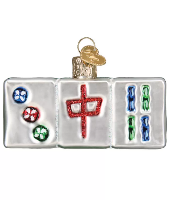 New Mahjong Glass Ornament Hobbies & Professions