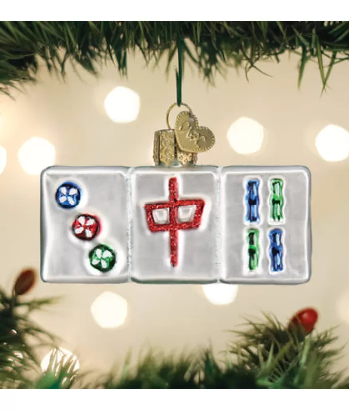 New Mahjong Glass Ornament Hobbies & Professions