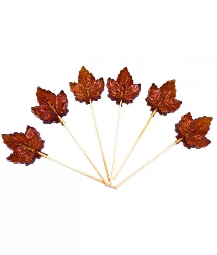 Discount Maple Leaf Lollypops (6 Pieces) Miscellaneous