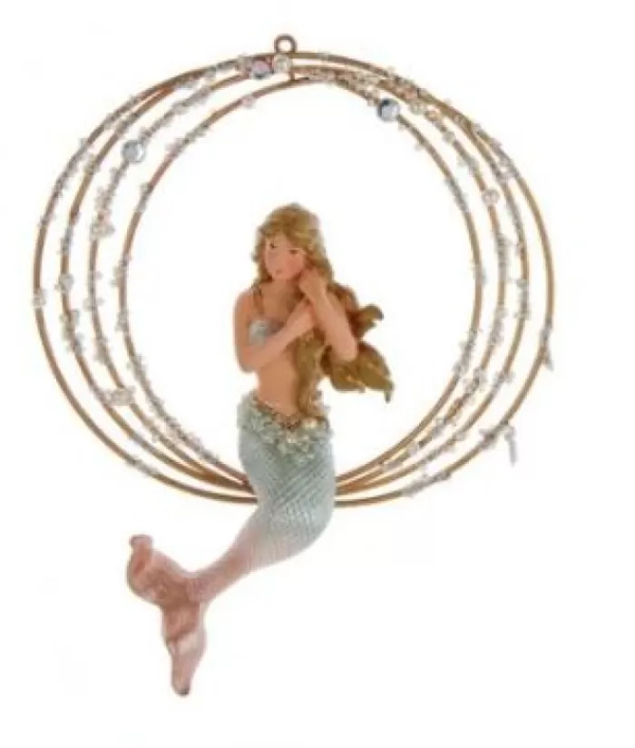 Flash Sale Mermaid In Ring Ornament Ocean