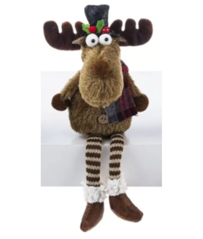 Boutique de Noël Rustic*Moose,Striped Scarf