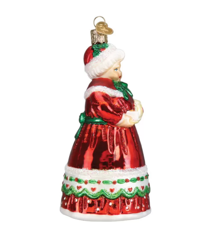 Online Mrs. Claus Glass Ornament, Teapot And Cup In Hand Angels & Santas