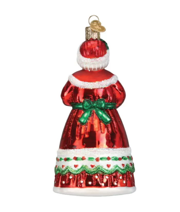 Online Mrs. Claus Glass Ornament, Teapot And Cup In Hand Angels & Santas
