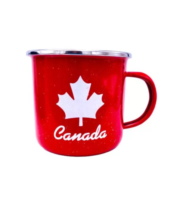 Flash Sale Mug, Red Tin, Souvenir Of Canada Tableware Souvenirs