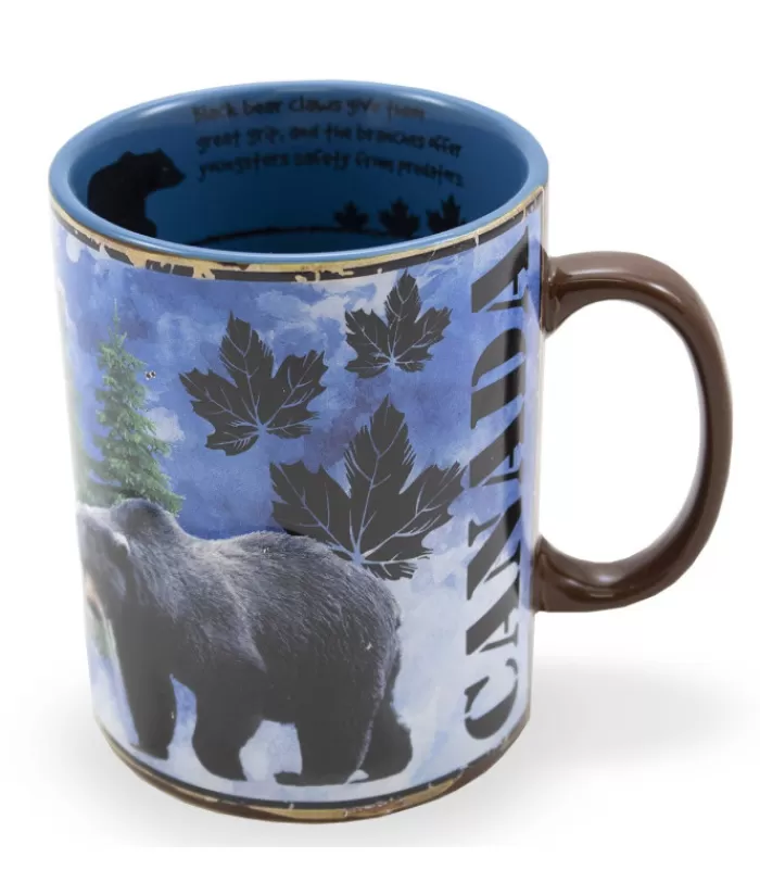 New Mug, Souvenir Of Canada, Black Bear Facts Tableware Souvenirs