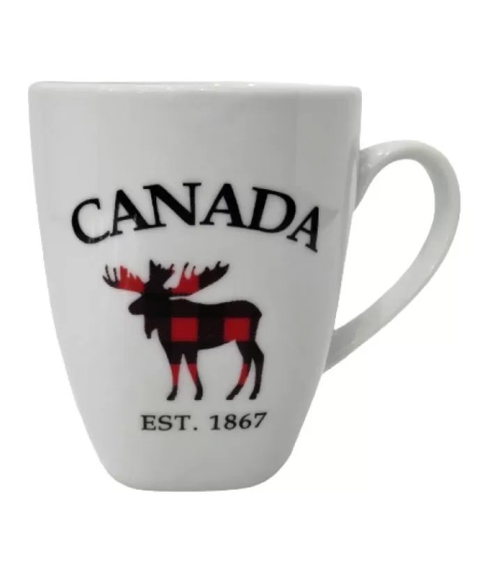 Hot Mug, Souvenir Of Canada, Moose Design Tableware Souvenirs