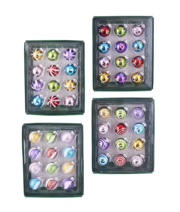 Shop Multicoloured Glass Ornaments, 25Mm, 12 Per Box Miscellaneous