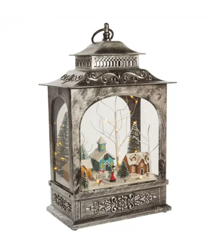 Boutique de Noël Usb & Led*Musical Christmas Village Lantern