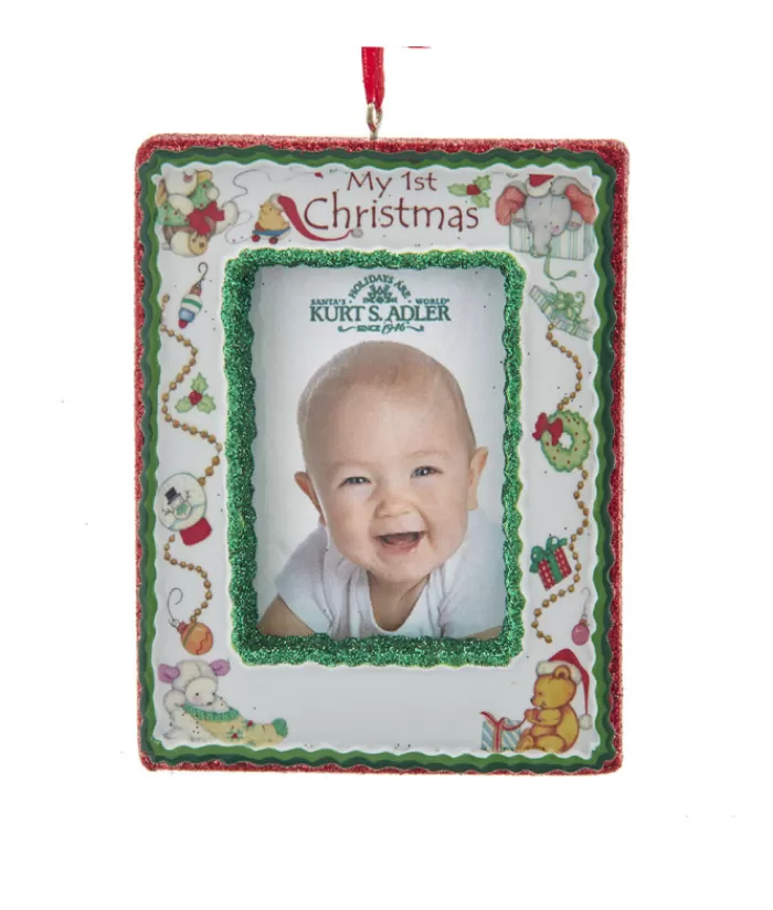 Outlet My 1St Christmas Picture Frame Ornament First Christmas